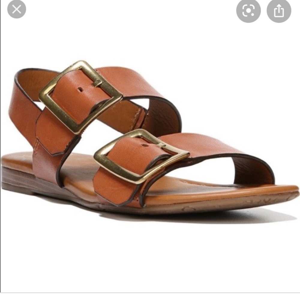 NWOT Brown Buckle Sandals